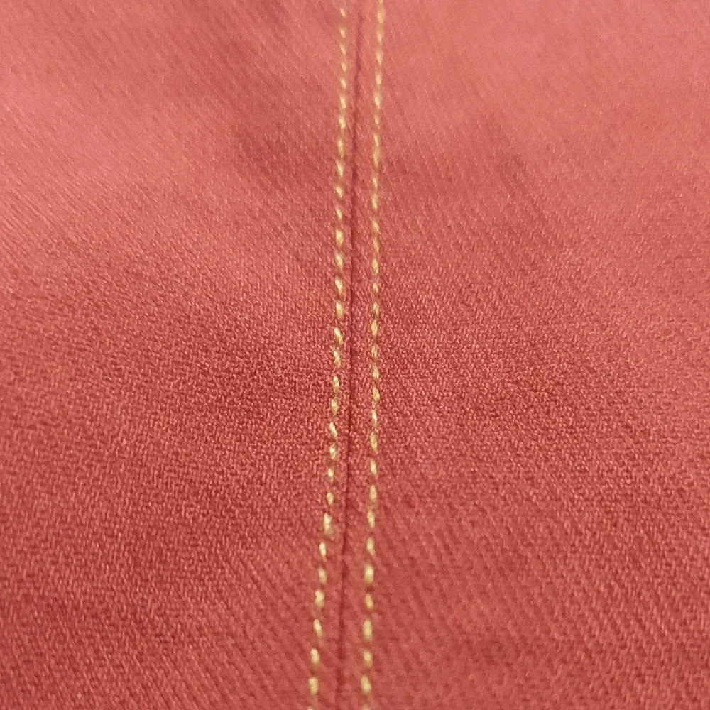 Dance & Marvel Red Crop Top with Gold Embellishments - Picture 11 of 13